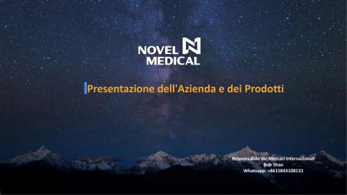 Introduzione dell'azienda e dei prodotti