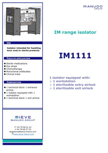 IM range isolator - IM1111