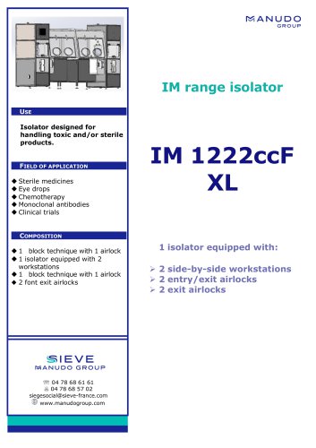IM Range isolator - IM1222ccfXL