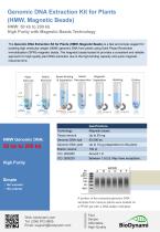 Genomic DNA Extraction Kit for Plants (HMW, Magnetic Beads)