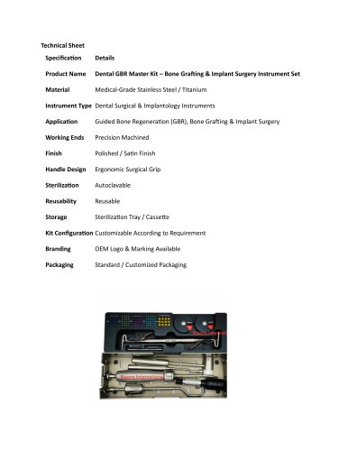 Bone grafting instrument kit BI-001568