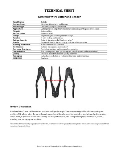 Orthopedy pliers BI-001789