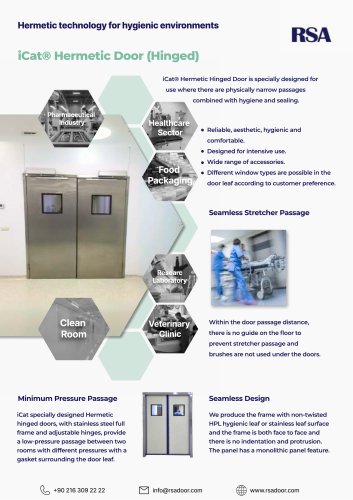 iCat® Hermetic Door (Hinged)