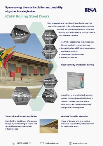 iCat® Rolling Steel Doors