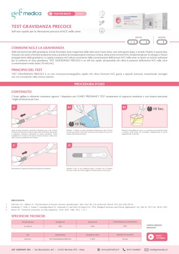 Test Gravidanza Precoce