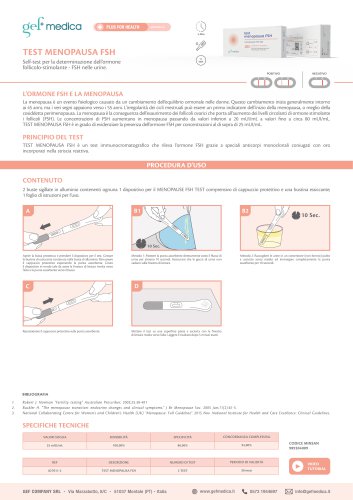 Test Menopausa FSH