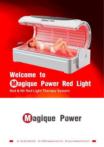 Magique Power Red Led Therapy Bed LUM-R5500