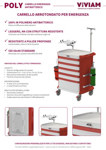 CARRELLO ARROTONDATO PER EMERGENZA