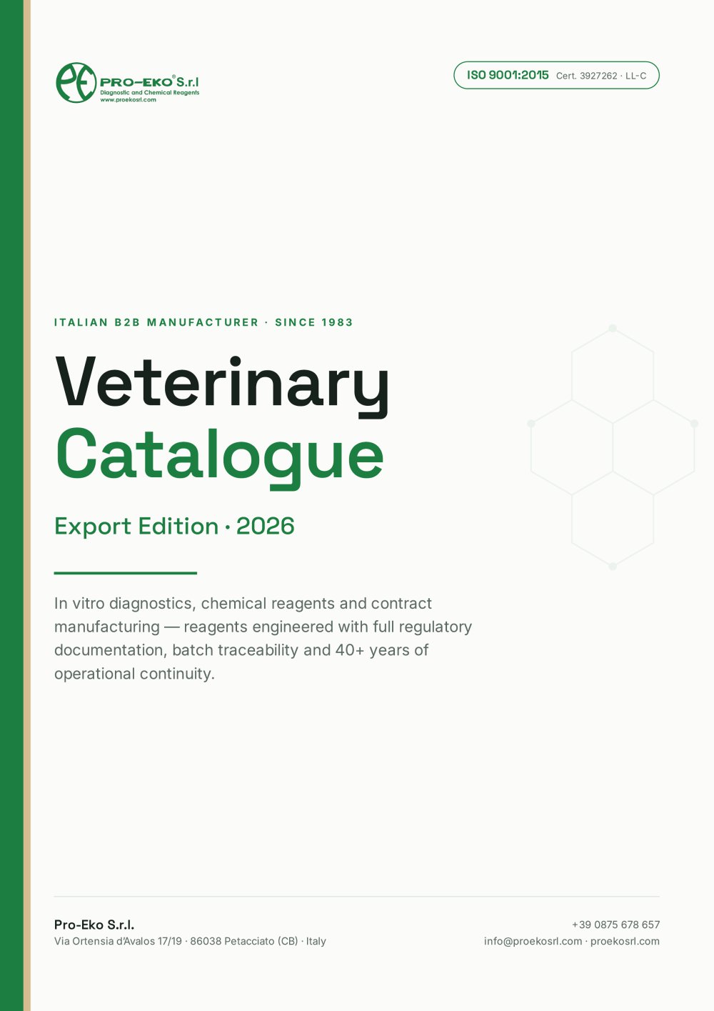 Pro-Eko_Veterinary_Catalogue_2026_EN - Pro-Eko Srl
