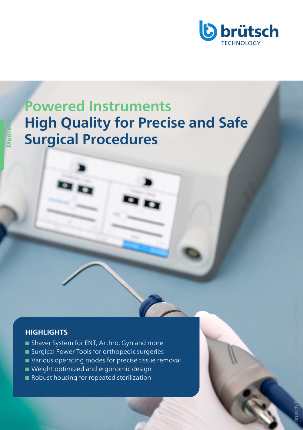 Powered Instruments - Br&uuml;tsch Technology AG