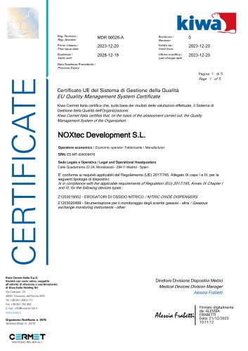 CE Certificate MDR 00026-A