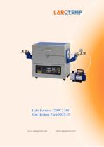 Tube Furnace 1200°C | 440 Mm Heating Zone FMT-05