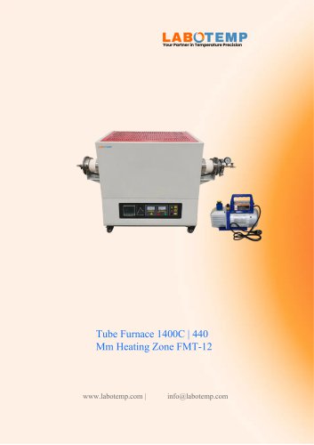 Tube Furnace 1400&deg;C | 440 Mm Heating Zone FMT-12