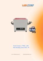 Tube Furnace 1700°C | 440 Mm Heating Zone FMT-18
