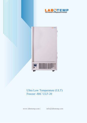 Ultra Low Temperature (ULT) Freezer -86&deg;C ULF-20
