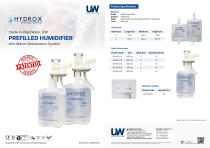 HYDROX Prefilled Humidifier with Macro Nebulization System