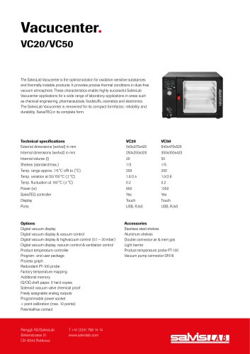 VC20 50 E Datasheet