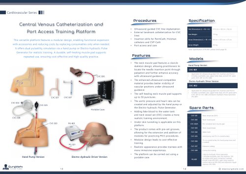 Central Venous Catheterization and Port Access Training Platform 