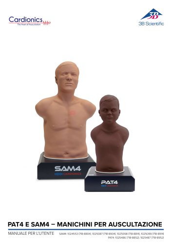 PAT4 E SAM4 - Manichini per Auscultazione