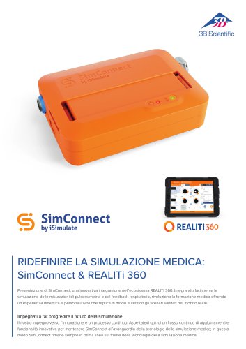 Ridefinire la Simulazione Medica: SimConnect & REALITi 360