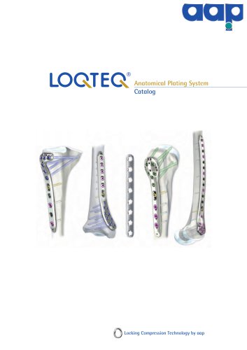 Anatomical Plating System Catalog