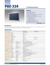 PAX-324 FHD Surgical Monitor - Datasheet