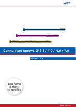 Cannulated screws