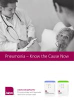 Alere BinaxNOW S. pneumoniae and Legionella brochure