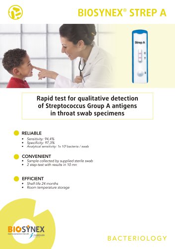 BIOSYNEX® STREP A