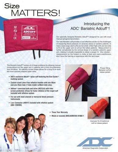 ADC® Bariatric AdcuffTM