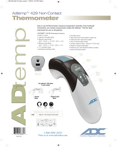 Adtemp Non-Contact Thermometer