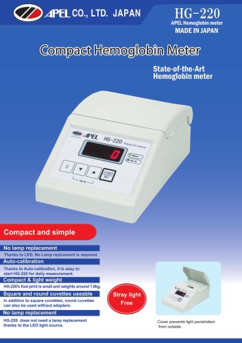 Hemoglobin meter HG-220