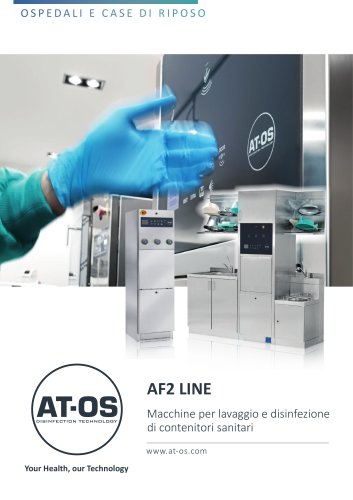 AF2 - Macchine per lavaggio e disinfezione di contenitori sanitari