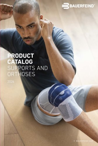 PRODUCT CATALOG SUPPORTS AND ORTHOSES