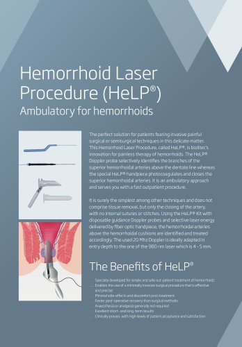 Hemorrhoid Laser Procedure (HeLP®)