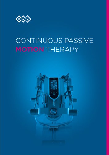 CONTINUOUS PASSIVE  MOTION  THERAPY