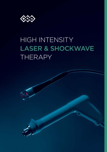 HIGH INTENSITY  LASER & SHOCKWAVE  THERAPY