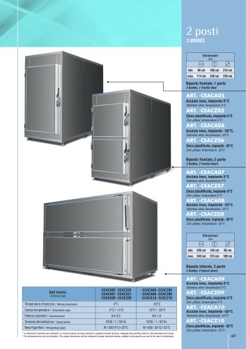 Cold Rooms for 2 Bodies