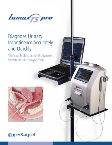 Lumax TS Pro Fiberoptic Cystometry System