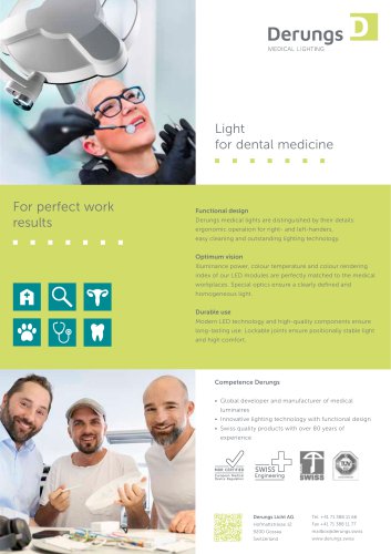 Light for dental medicine