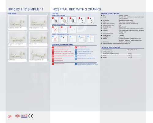 90101212.17 SIMPLE 11 HOSPITAL BED