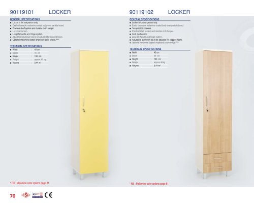 90119101, 90119102 LOCKER