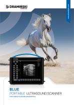 BLUE veterinary ultrasound scanner