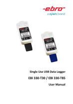 SINGLE USE USB DATA LOGGER EBI 330-T30/EBI 330-T85