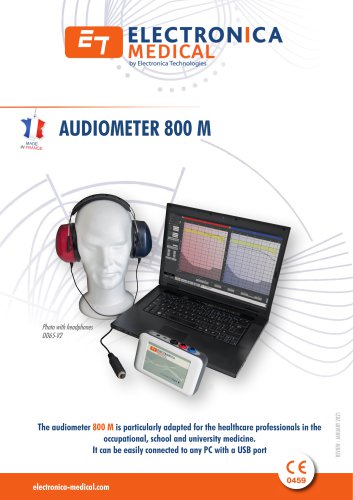 AUDIOMETER 800 M via Air Conduction