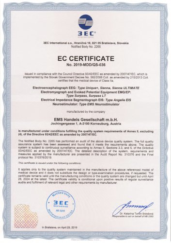  EC Certificate QS 036