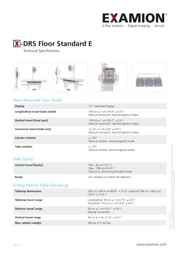 X-DRS Floor Standard E