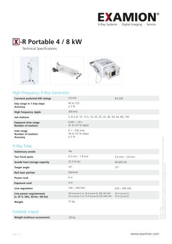 X-R Portable 4 / 8 kW