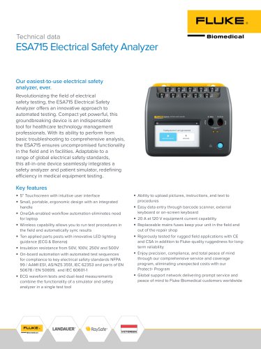 ESA715 Data sheet