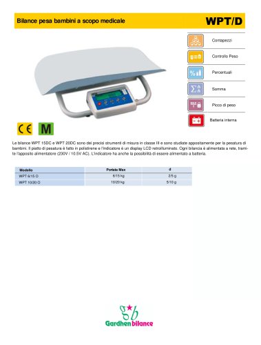 Bilance pesa bambini a scopo medicale
